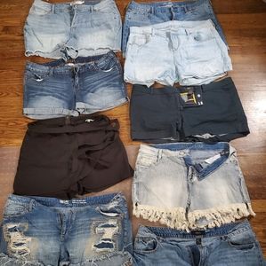 Lot of 9 shorts size 16